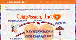 Desktop Screenshot of compassionincorporated.org